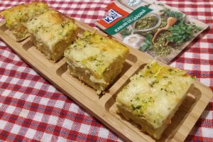 Budinca de dovlecei cu ierburi de gradina