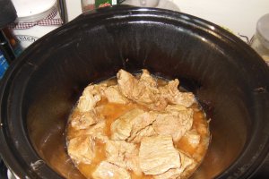 Friptura de vitel cu sos de mustar