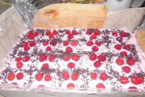 Desert prajitura cu zmeura