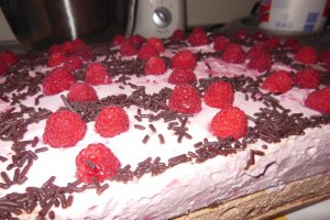 Desert prajitura cu zmeura