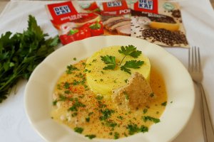 Escalop de porc in sos de mustar