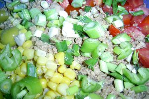 Salata de ton cu seminte