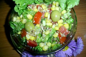 Salata de ton cu seminte