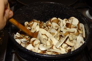 Tocana de ciuperci brune