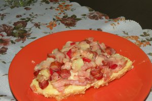 Piure de cartofi cu afumatura la cuptor