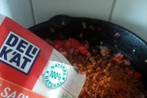 Lasagna vegetariana la tigaie cu Delikat- condimente pentru sarmale