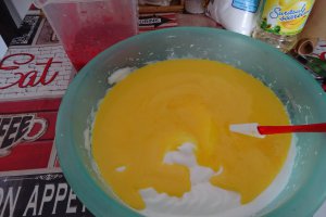 Desert prajitura cu banane si zmeura