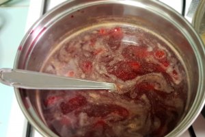 Desert prajitura Fantezie cu visine