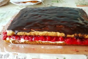 Desert prajitura Fantezie cu visine