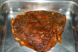 Jambon marinat la cuptor