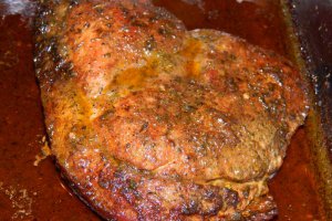 Jambon marinat la cuptor