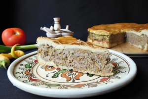 Placinta cu ficatei de pui