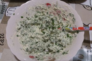 Aperitiv ciabatta cu unt si mozzarella