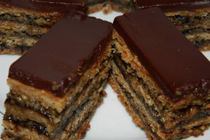 Desert prajitura Zserbo Szelet - Greta Garbo