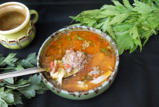 Ciorba taraneasca de porc