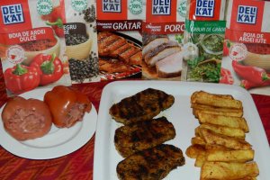 Cotlet marinat la gratar