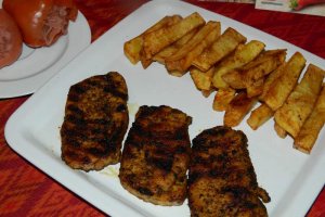Cotlet marinat la gratar
