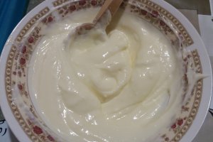 Desert prajitura cu afine si crema de branza