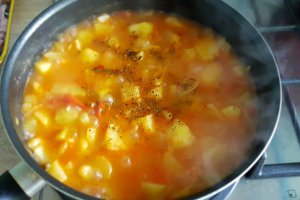 Tocanita de legume, de post