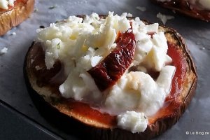 Mini pizza de vinete si dovlecei