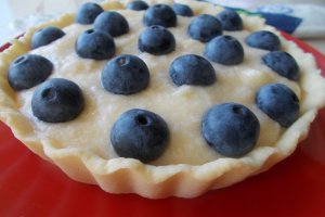 Desert mini tarte cu crema mousseline si afine