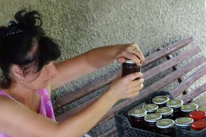 Gem de prune cu coaja
