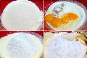 Desert rulada cu crema de vanilie si nuca de cocos