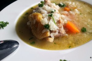 Supa de pui cu orez - Canja