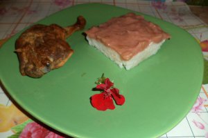 Pulpe de rata cu orez si sos de mere