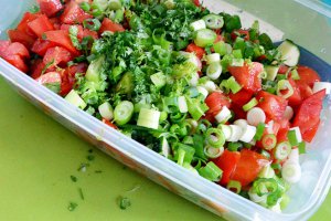 Salata cu cuscus si legume