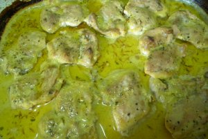 Pulpe de pui cu crusta de iaurt