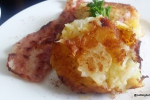 Piure de cartofi cu varza si bacon