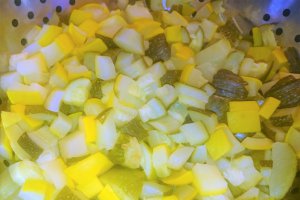 Salata de Paltinis, cu ciuperci, zucchini si pui