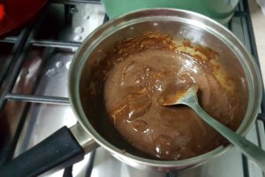 Desert prajitura cu mere, biscuiti si budinca de vanilie