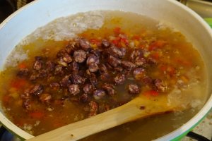 Ciorba cu arome si culori tomnatice