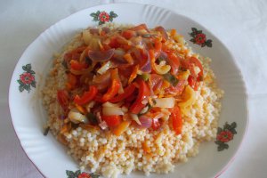 Tocanita de legume, cu cus-cus