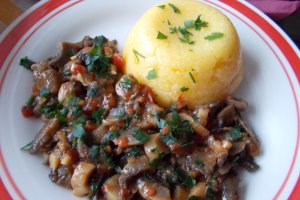 Reteta de tocanita de ciuperci champignon, cu ceapa si usturoi