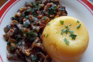 Reteta de tocanita de ciuperci champignon, cu ceapa si usturoi