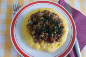 Reteta de tocanita de ciuperci champignon, cu ceapa si usturoi