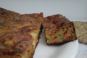 Tarta de dovlecei cu legume