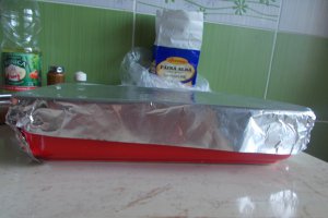 Chiftelute cu cartofi si sos de smantana, la cuptor