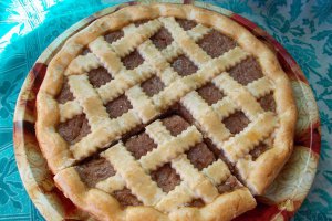 Desert tarta cu mere si nuci