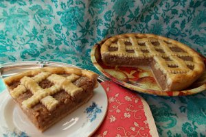 Desert tarta cu mere si nuci