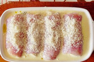 Rulouri de curcan gratinate