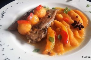 Piept de rata cu pepene galben