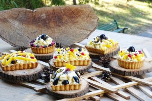 Desert tarte geometrice