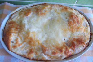 Cartofi cu mozzarella, la cuptor