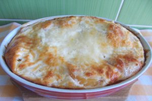 Cartofi cu mozzarella, la cuptor