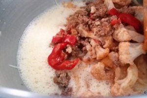 Tajina tunisiana cu conopida si carne