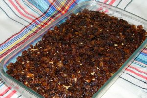 Fasole mixata cu ceapa caramelizata